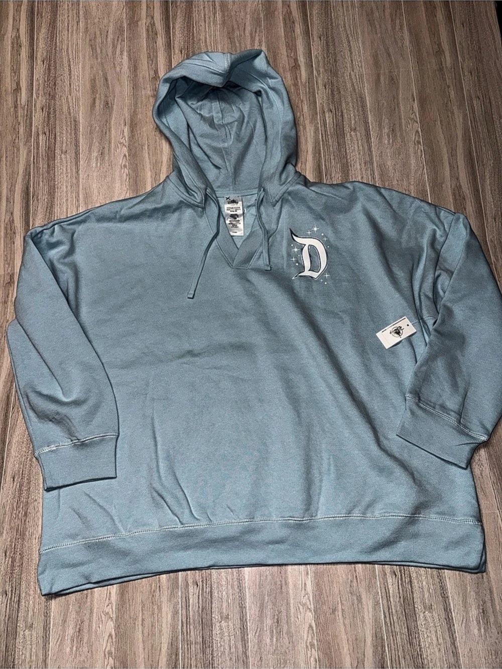 Disney Disneyland Resort Sleeping Beauty Castle Light Blue Pullover Hoodie